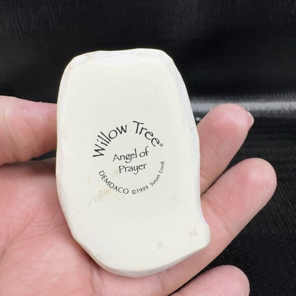 Vintage 1999 Willow Tree Demdaco Angel Of Prayer Figurine Susan Lordi Resin VTG - Picture 5 of 9